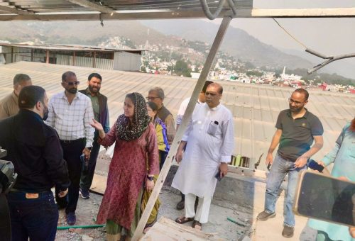 Sagarika Ghose and the TMC team on tour in border areas of Poonch, Rajouri and Jammu, May 21-23